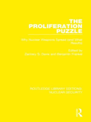 cover image of The Proliferation Puzzle